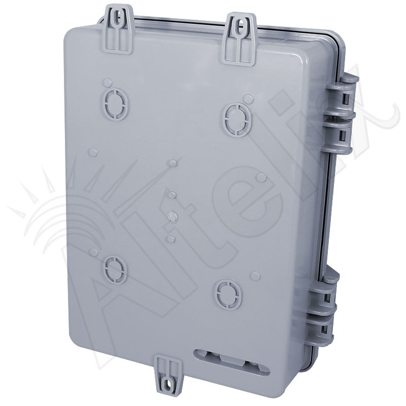 Altelix 12x9x5 NEMA Polycarbonate Vented Utility Box with Aluminum