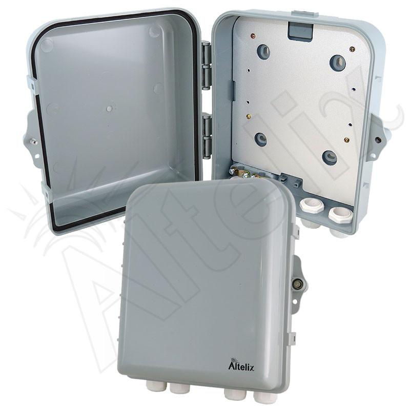 Altelix 10x9x4 NEMA 4X Polycarbonate Utility Box with Aluminum