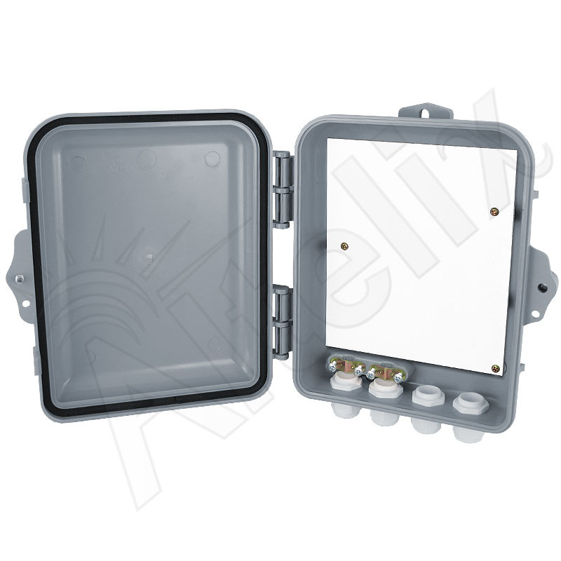 Altelix 9x8x3 NEMA 4X Polycarbonate Outdoor Enclosure with No