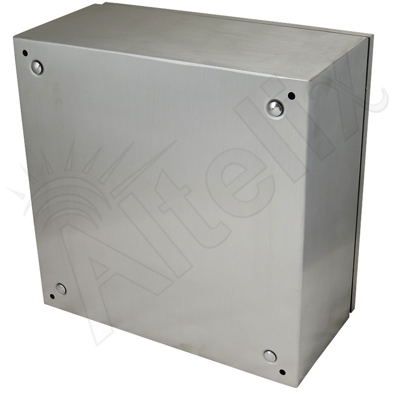 Altelix 16x16x8 Stainless Steel Heated Weatherproof NEMA Enclosure with  Dual Cooling Fans, 200W Heater, 120 VAC Outlets and Power Cord