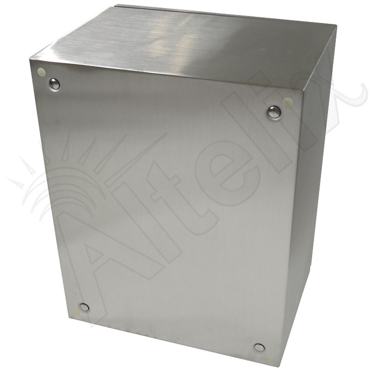 Altelix 20x16x12 Vented Stainless Steel Weatherproof NEMA Enclosure with  Steel Equipment Mounting Plate