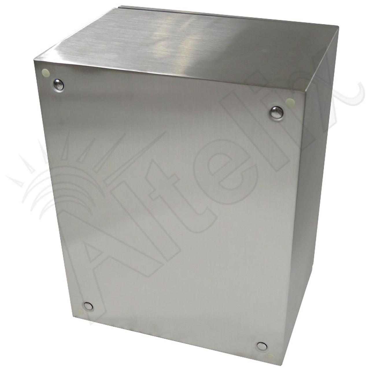 Altelix 20x16x12 NEMA 4X Stainless Steel Weatherproof Enclosure with 120  VAC Outlets and Power Cord