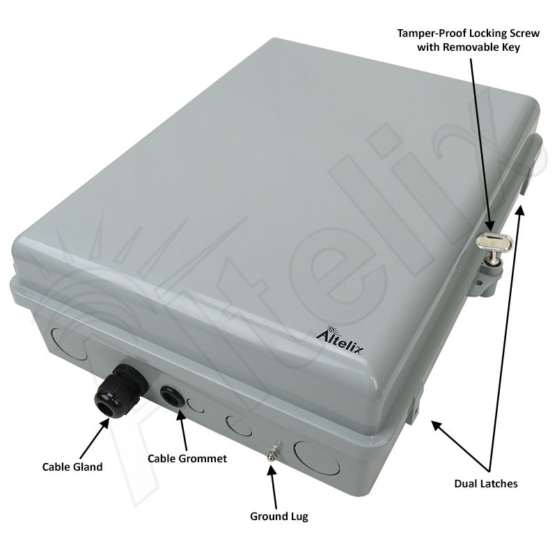 エル エメラルドボックス Altelix Weatherproof Enclosure for Wyebot® WIS4200 PoE Powered