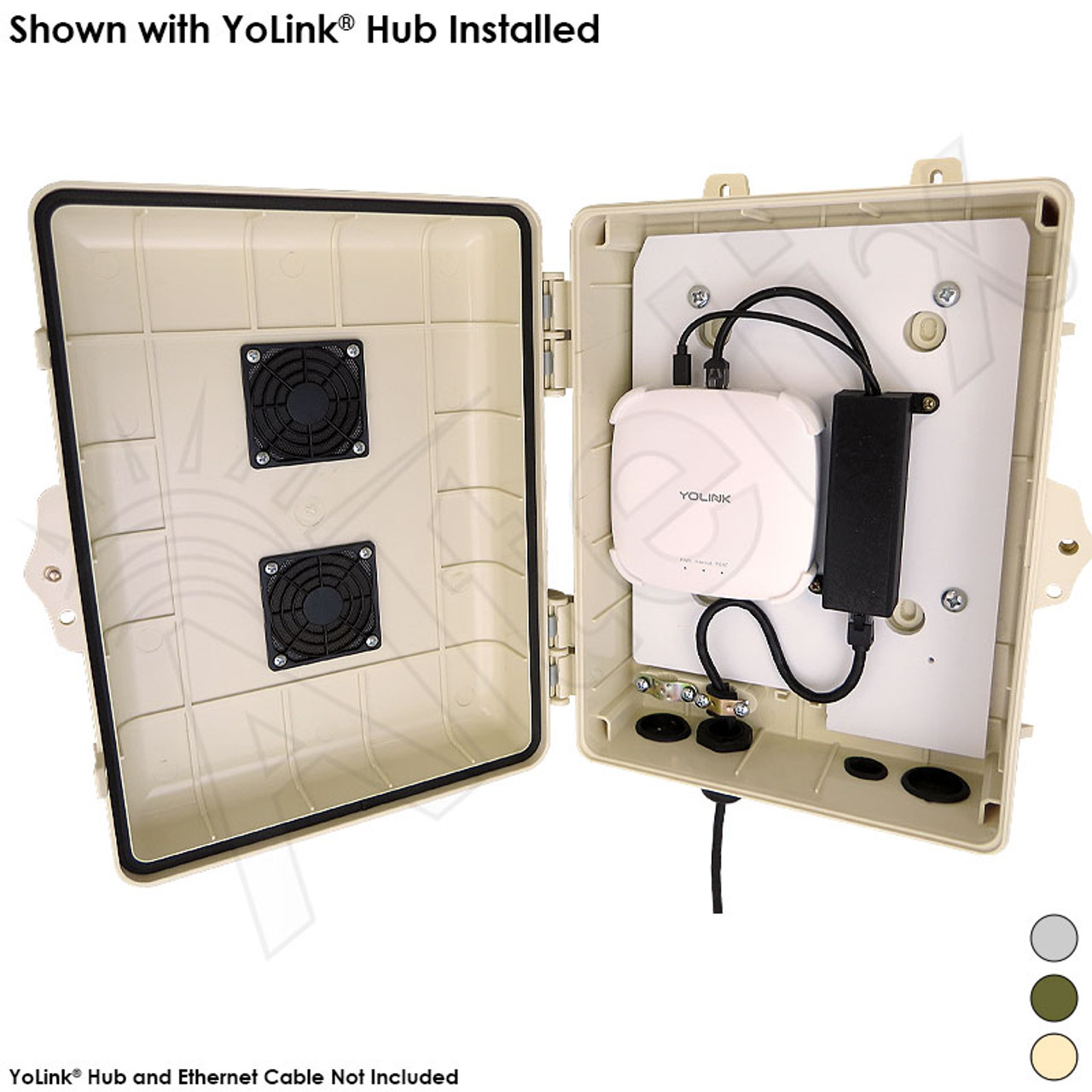 Altelix Weatherproof PoE Enclosure for YoLink® Hub - Altelix