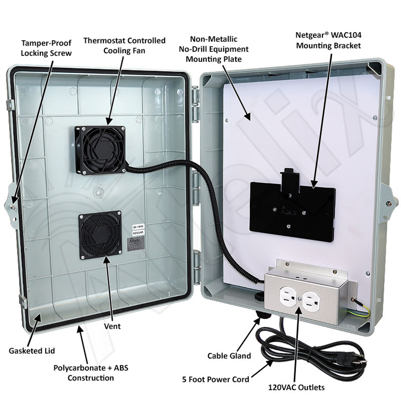 アングラドープ！ Cage ‎/ Weatherproof Altelix Weatherproof Enclosure for Netgear® AC1200 Dual Band