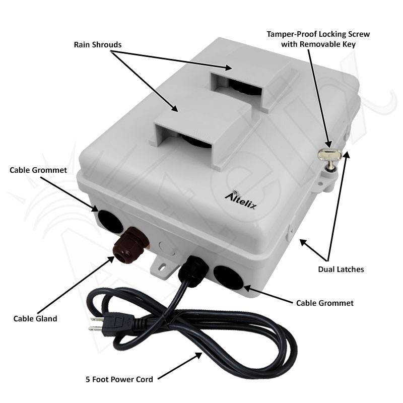 あっきー Altelix Weatherproof Vented WiFi Enclosure for TP-Link® EAP650