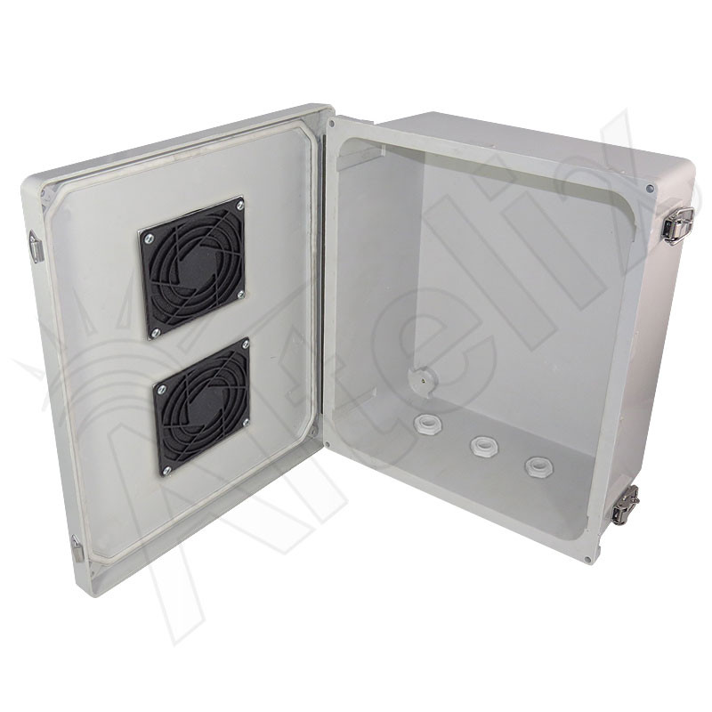 Altelix 14x12x6 Fiberglass Weatherproof Vented NEMA Enclosure