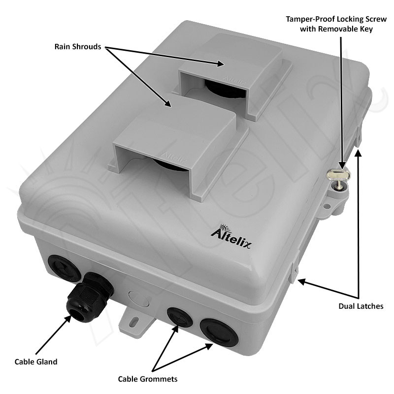 Altelix Weatherproof Vented WiFi PoE Enclosure for TP-Link® EAP650