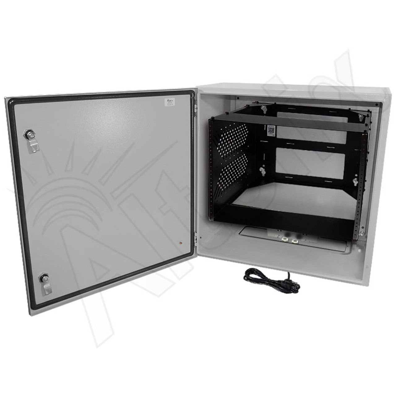 Altelix Cable Management Raceway - Steel 1U 19 Wire Manager with 12 Cable  Slots and Removable Cover - Altelix