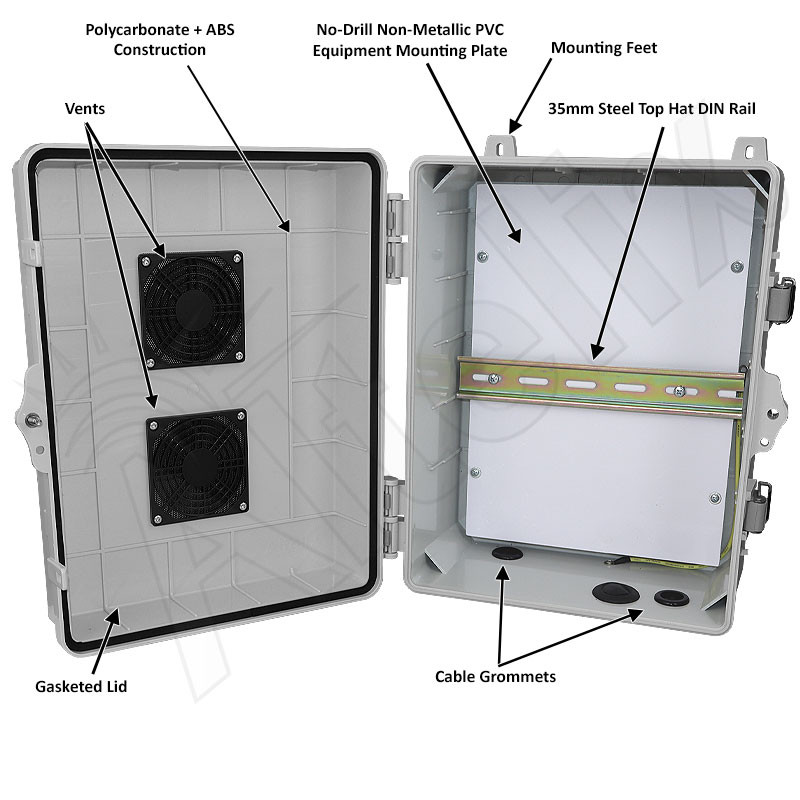 Altelix Vented Weatherproof Enclosure for Ubiquiti UniFi® Access