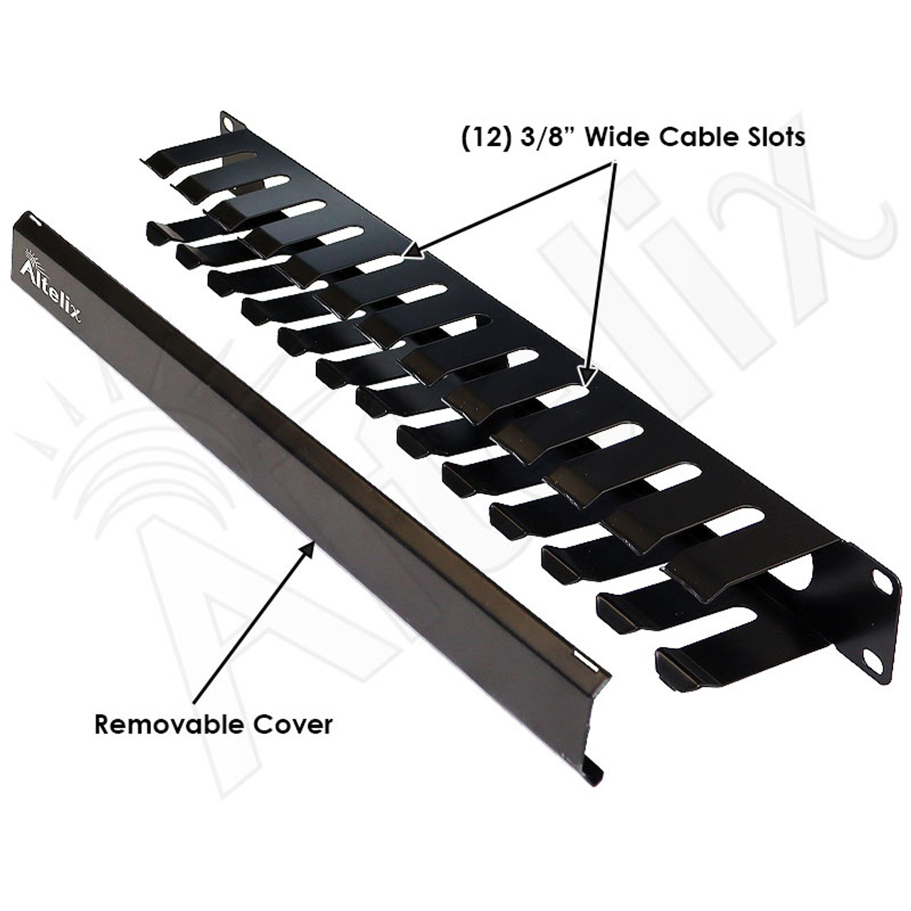 Hastings Home Cable Management Trays - 2-Pack 16-Inch Raceway