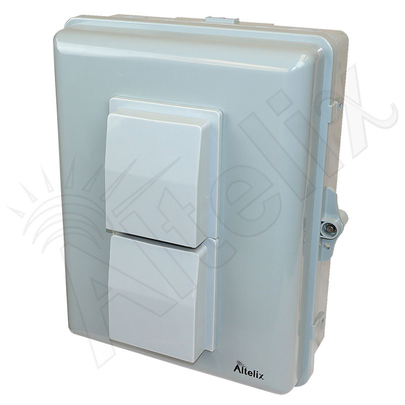 Altelix 14x11x5 NEMA Polycarbonate Vented PoE Enclosure with DC
