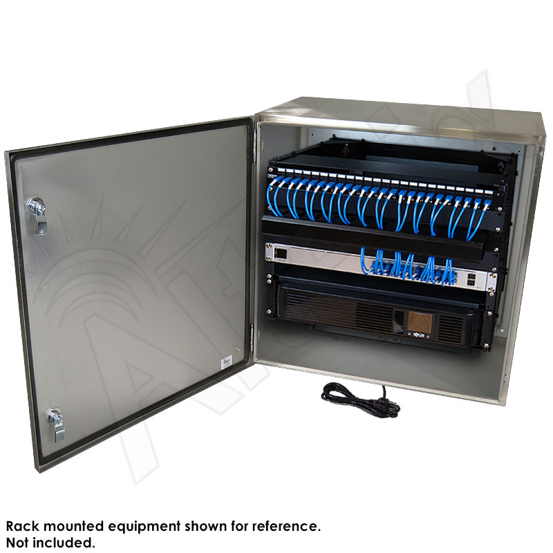 Altelix 24x24x16 NEMA 4X Stainless Steel Weatherproof Enclosure