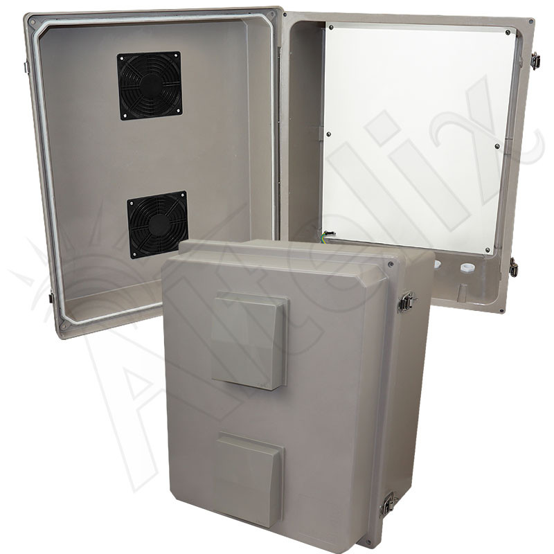 Altelix 20x16x12 Fiberglass Weatherproof Vented RF Transparent