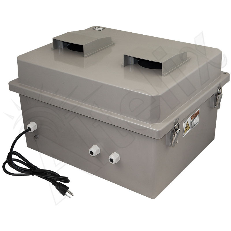 Altelix 16x20x12 Fiberglass Vented & Heated Weatherproof NEMA