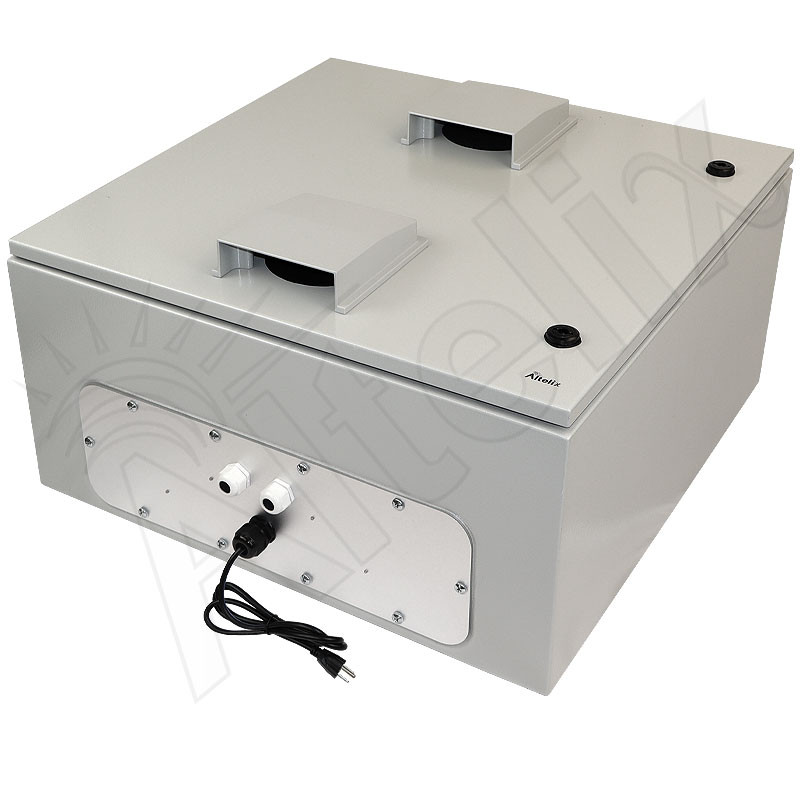 Altelix 24x24x12 Steel Weatherproof NEMA Enclosure with Dual Door