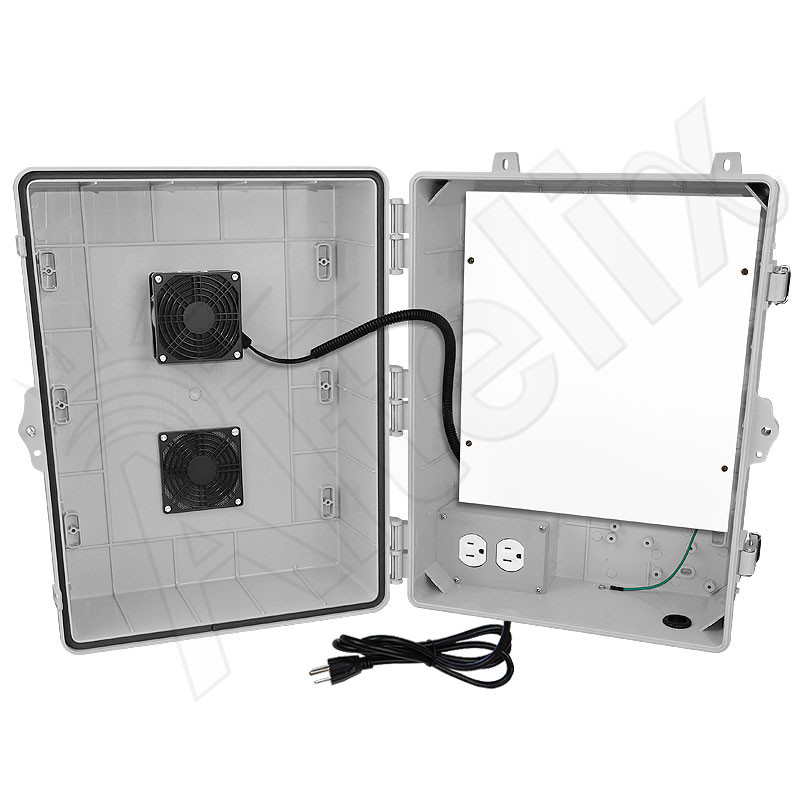 Altelix 17x14x9 Polycarbonate Vented Enclosure with No-Drill