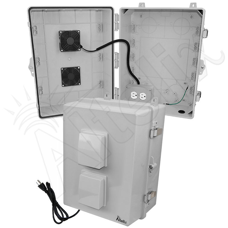 59ボックス Altelix 17x14x9 Polycarbonate + ABS Vented RF Transparent Outdoor