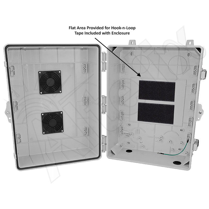Altelix 17x14x9 Polycarbonate Vented Outdoor Enclosure