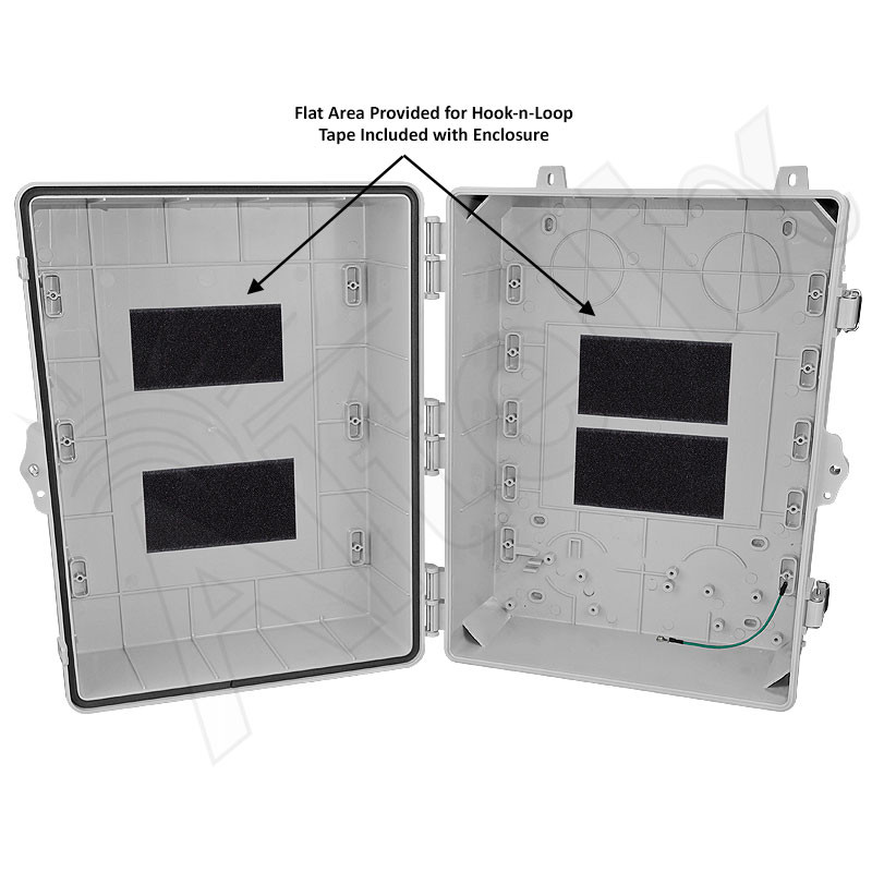 Altelix 17x14x9 NEMA 4X Polycarbonate Outdoor Enclosure