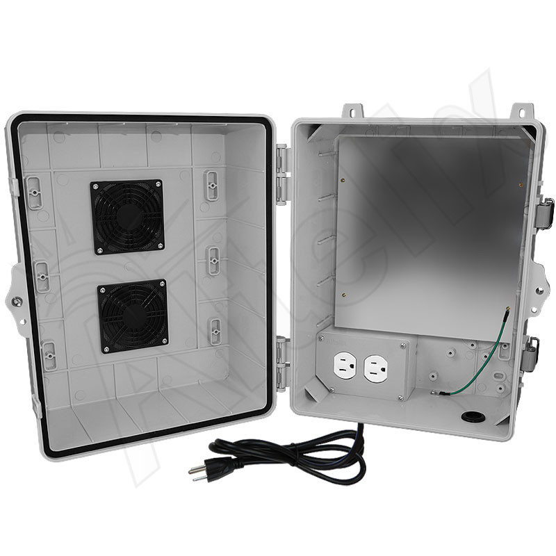 Altelix 14x11x9 Polycarbonate Vented Enclosure with Aluminum