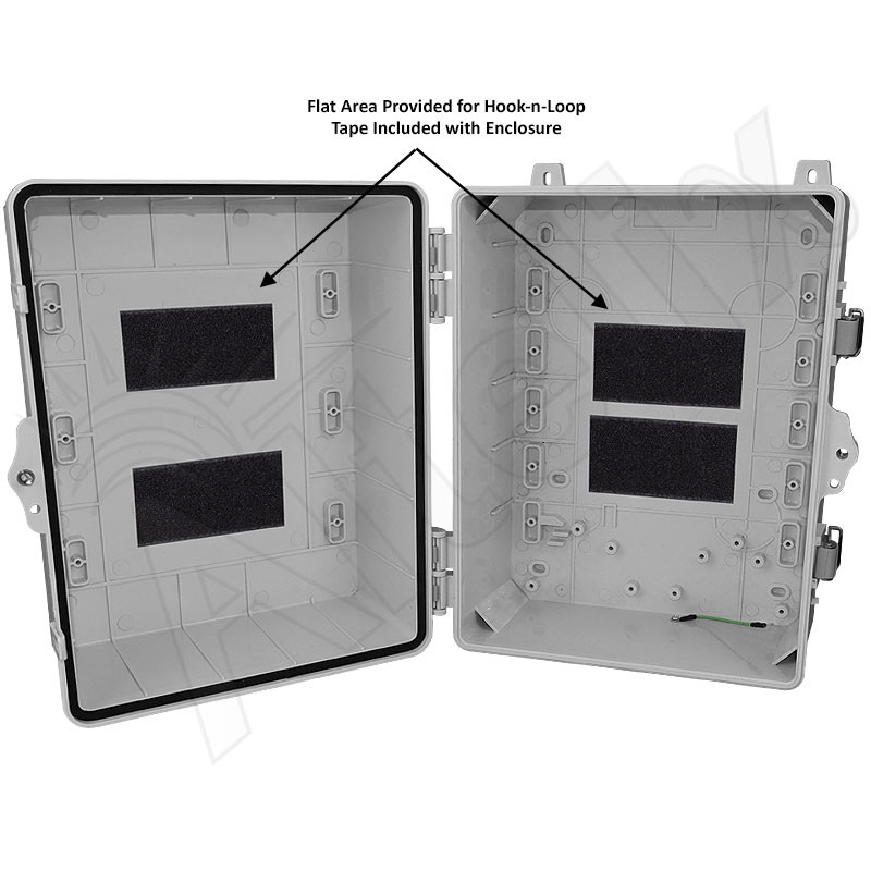 Altelix 14x11x9 NEMA 4X Polycarbonate Outdoor Enclosure