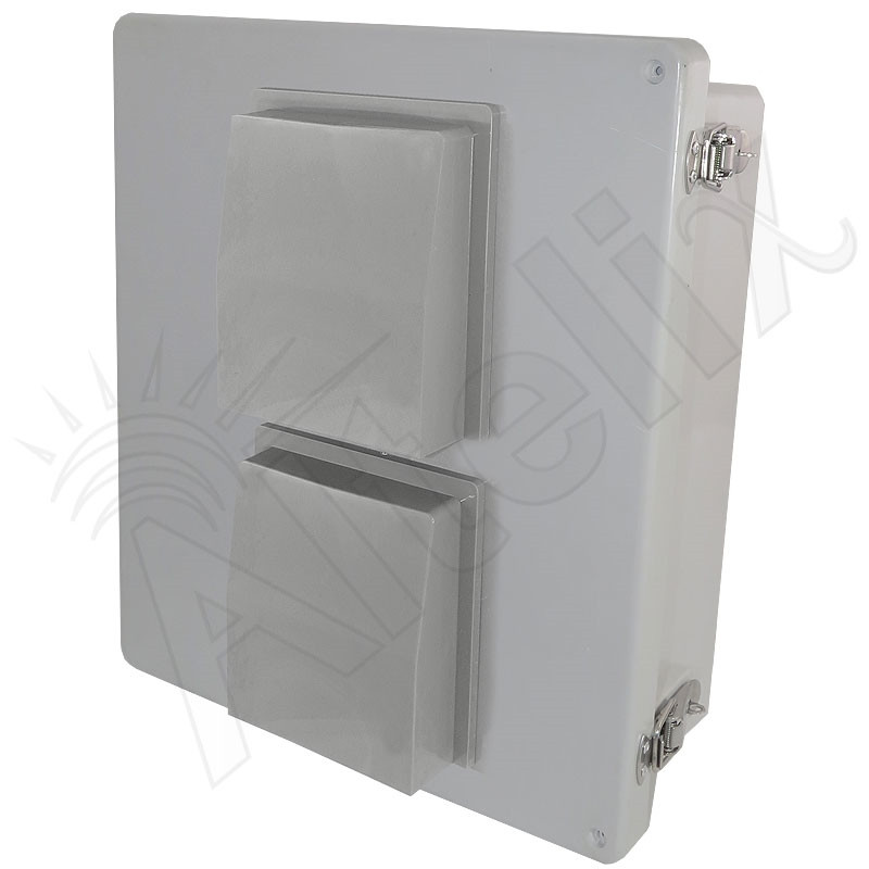 aLUMIX GF6 Altelix 10x8x6 Vented Fiberglass Weatherproof NEMA Enclosure with
