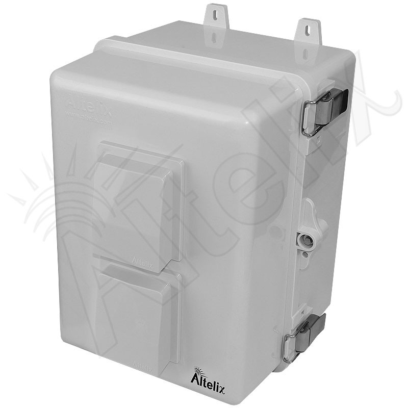 Altelix 12x9x9 Polycarbonate Vented Outdoor Enclosure with No