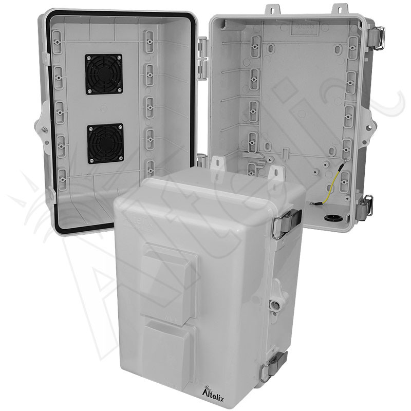 Altelix 12x9x9 Polycarbonate Vented Outdoor Enclosure