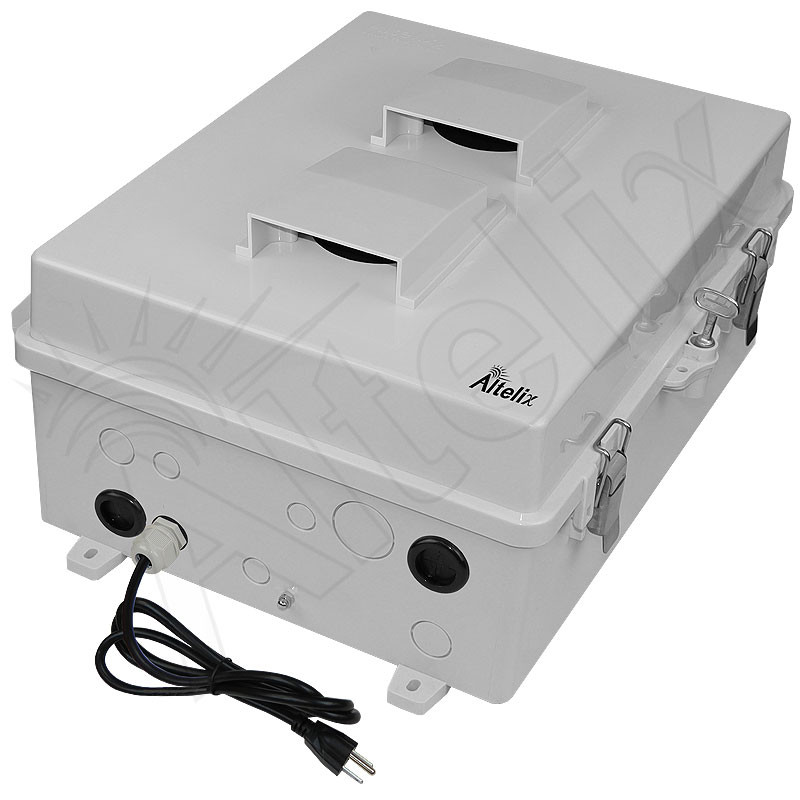 Altelix 17x14x7 Polycarbonate Vented Enclosure with Aluminum