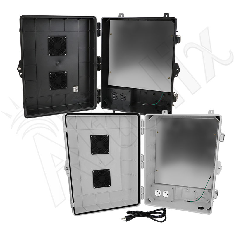 Alexei Altelix 17x14x7 Polycarbonate Vented Enclosure with Aluminum