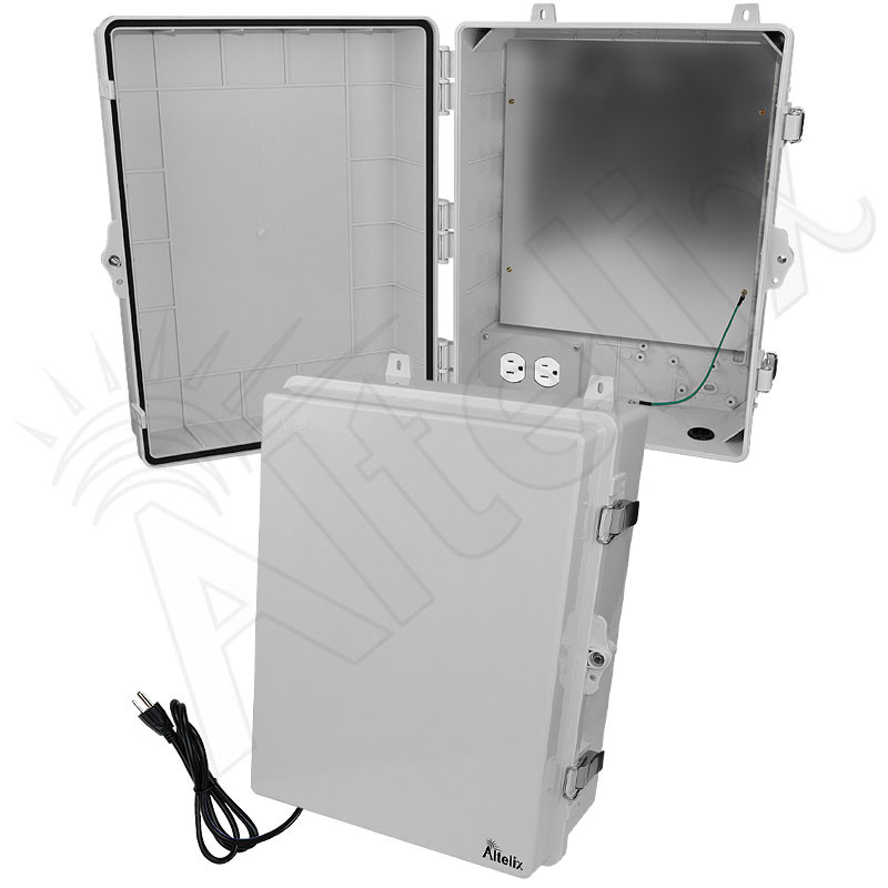 Altelix 17x14x7 NEMA 4X Polycarbonate Enclosure with Aluminum