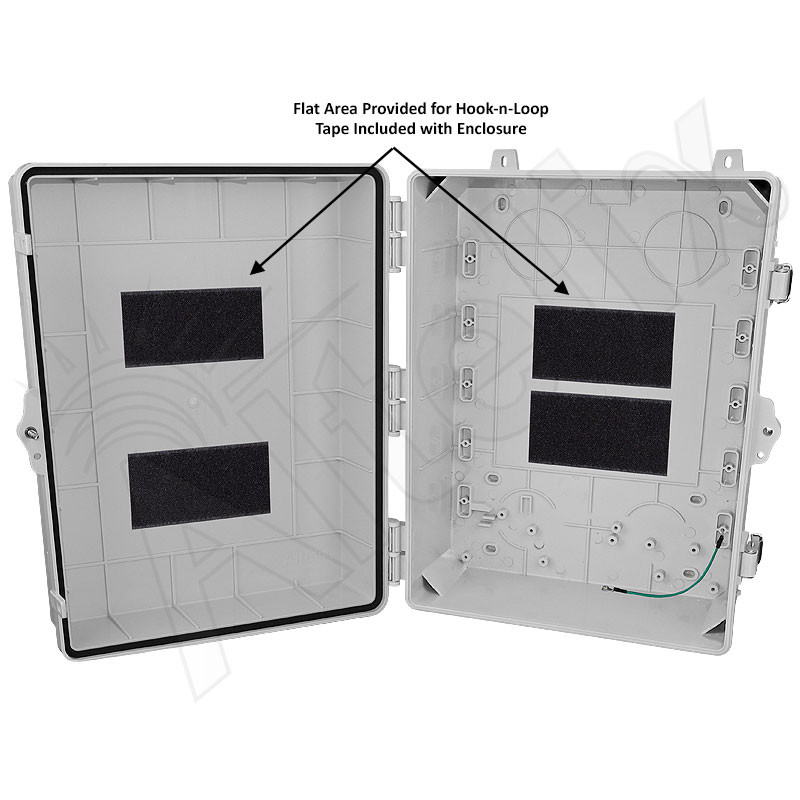 Altelix 17x14x7 NEMA 4X Polycarbonate Outdoor Enclosure