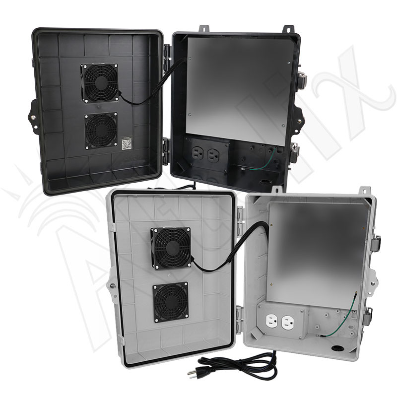 Altelix 14x11x7 Polycarbonate Vented Enclosure with Aluminum