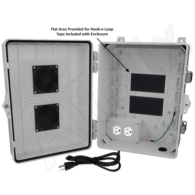 Altelix 14x11x7 Polycarbonate + ABS Vented RF Transparent Outdoor