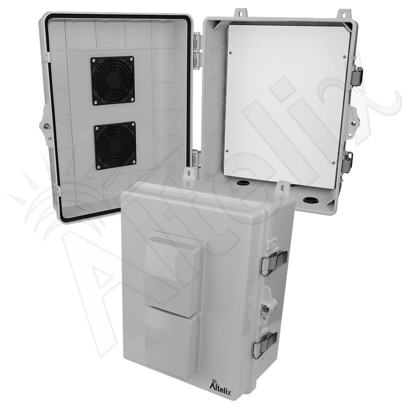 イトウテルミー　a3box Altelix 14x11x7 Polycarbonate Vented Outdoor Enclosure with No