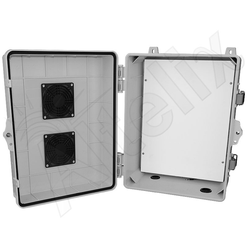 Altelix 14x11x7 Polycarbonate Vented Outdoor Enclosure with No