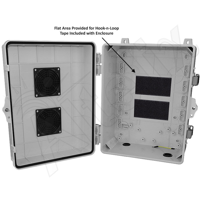 Altelix 14x11x7 Polycarbonate + ABS Vented RF Transparent Outdoor