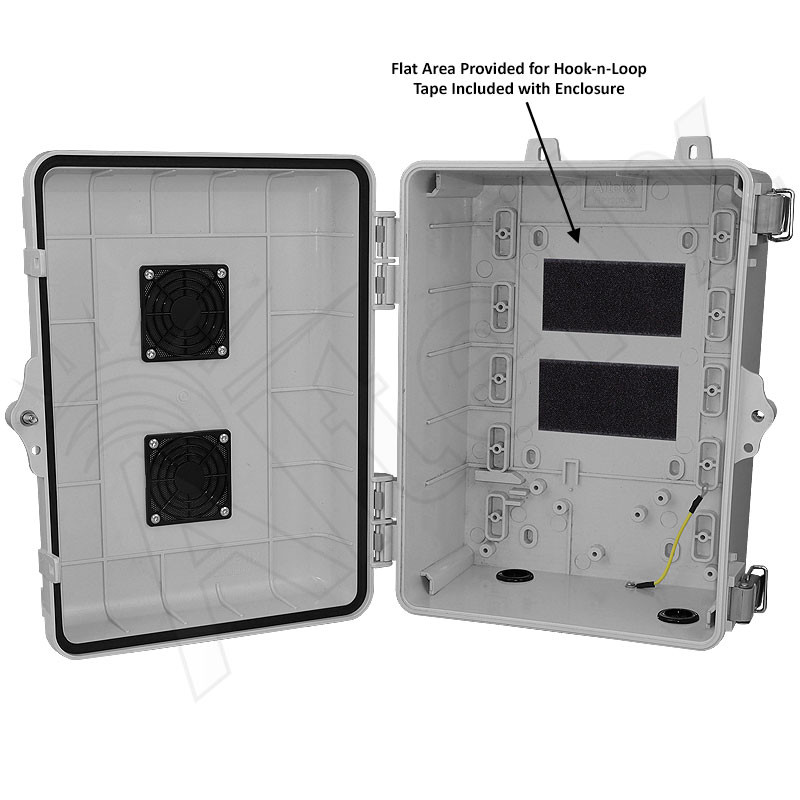 Altelix 12x9x7 Polycarbonate Vented Outdoor Enclosure