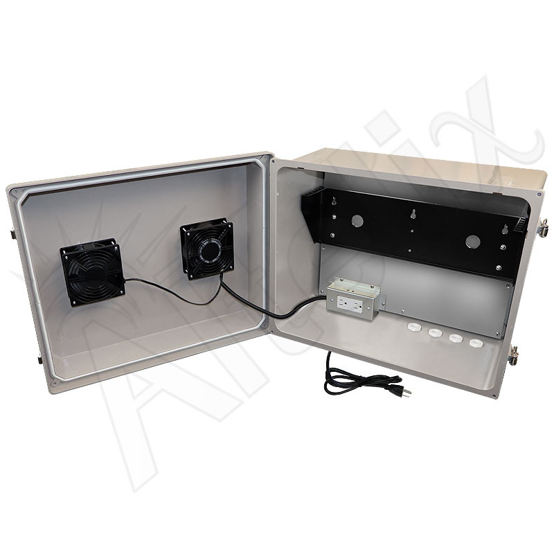 Altelix 16x20x12 Fiberglass Weatherproof Vented NEMA Enclosure