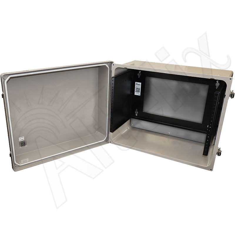 Altelix 16x20x12 Fiberglass Weatherproof NEMA 4X Enclosure with 19