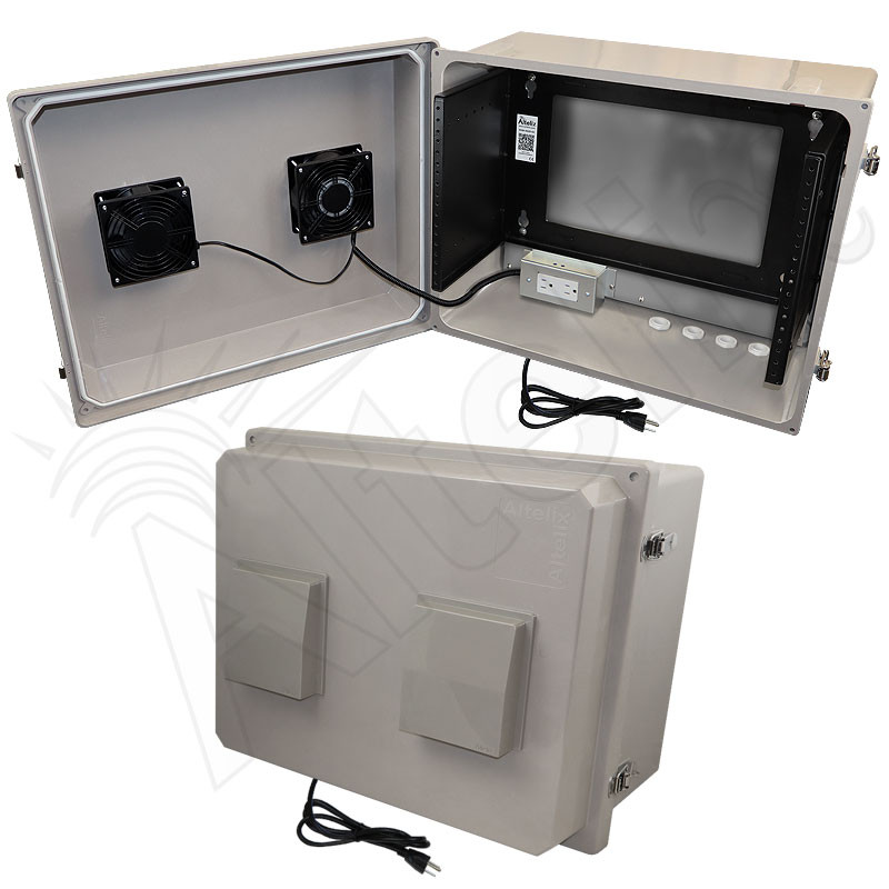 Altelix 16x20x12 Fiberglass Weatherproof Vented NEMA Enclosure