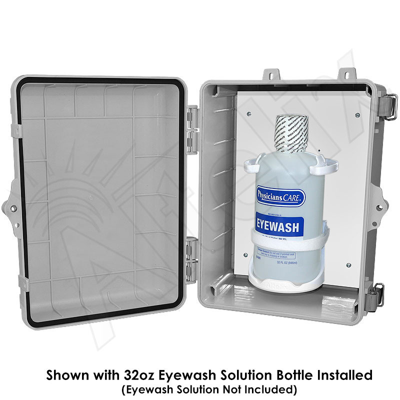 Altelix Weatherproof Emergency Eye Wash Enclosure - 12x9x7