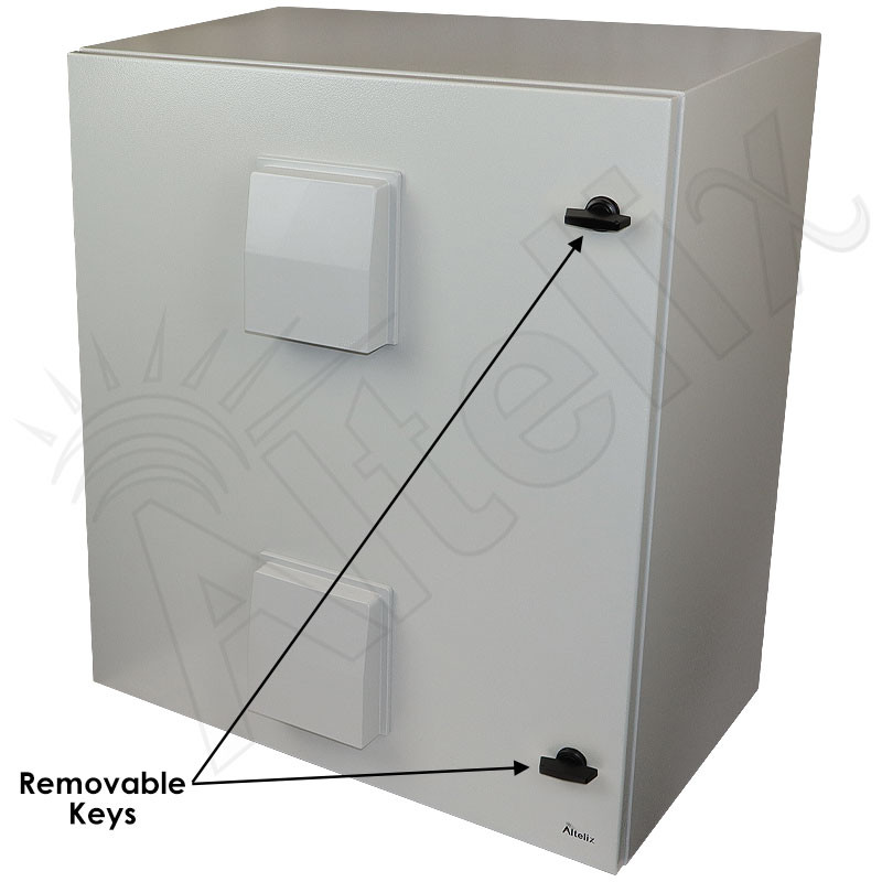 Altelix 28x24x16 Steel Weatherproof NEMA Enclosure with 19
