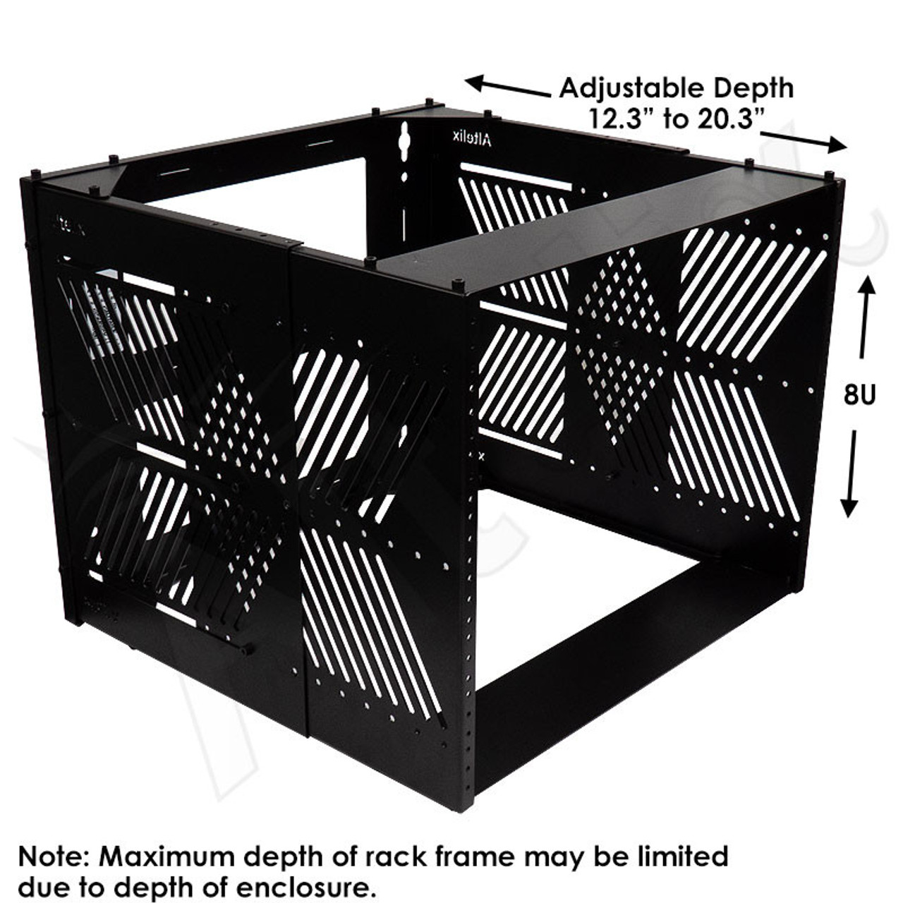 Altelix 28x24x16 Steel Weatherproof NEMA Enclosure with 19