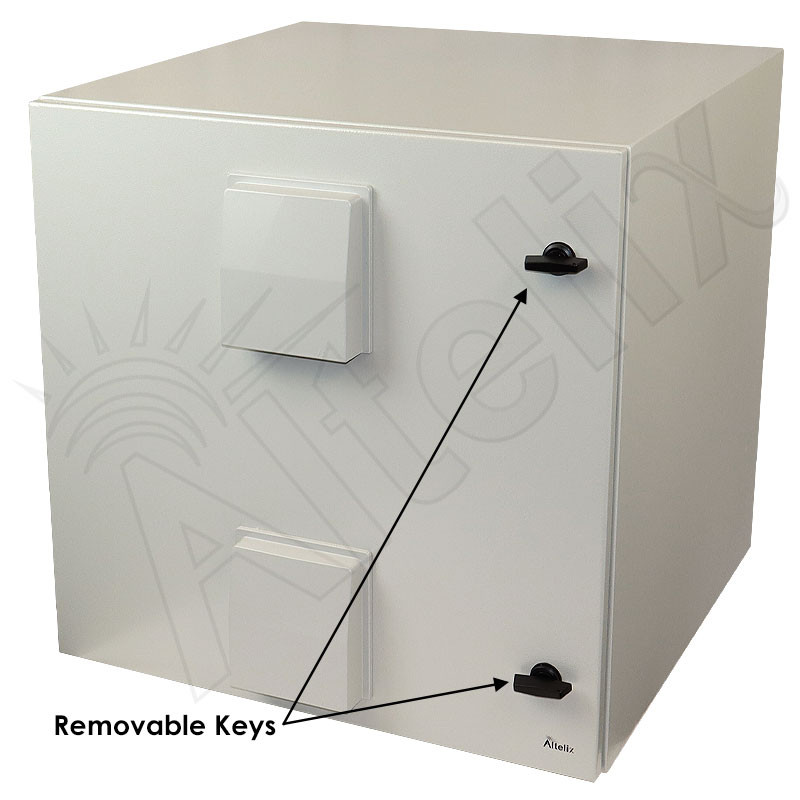 Altelix 24x24x24 Steel Weatherproof NEMA Enclosure with 19