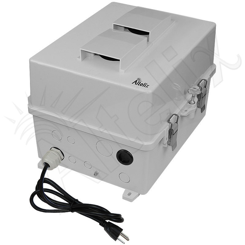 Altelix 14x11x9 Polycarbonate Heated Enclosure with Cooling Fan