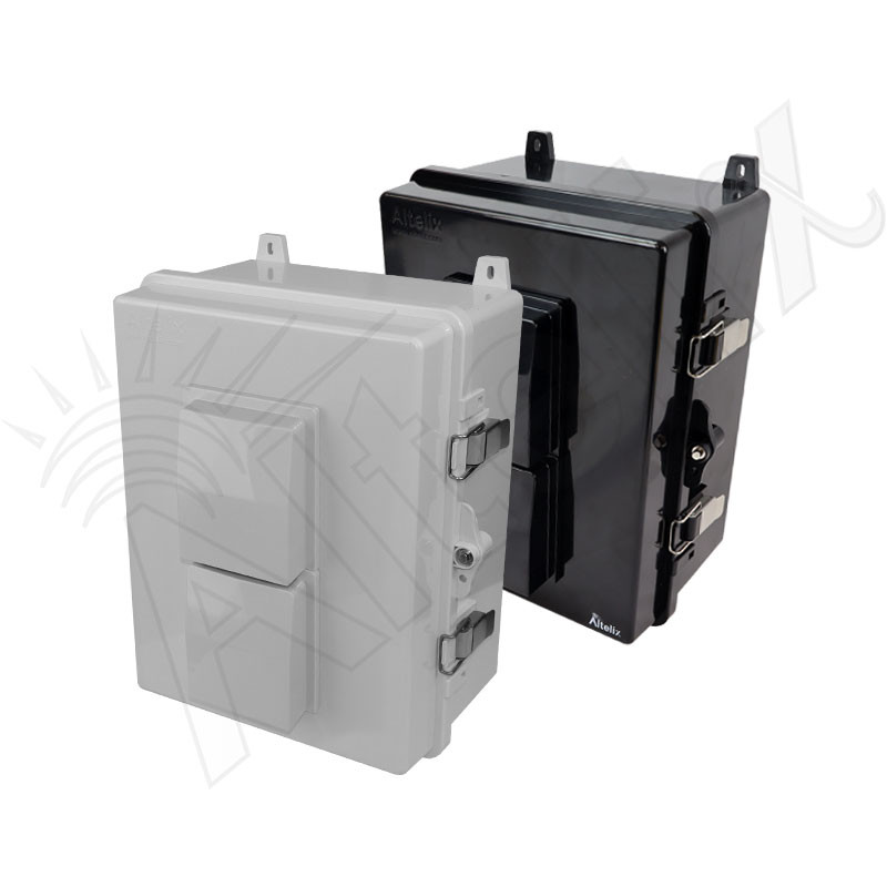 Altelix 14x11x7 Polycarbonate Vented DIN Rail Enclosure