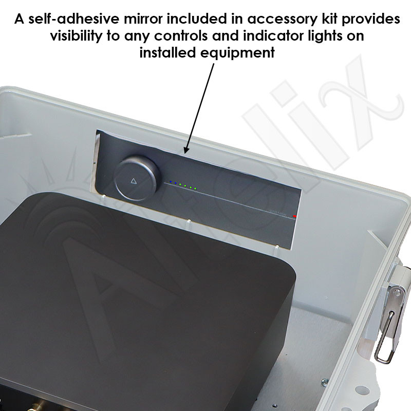 Altelix Weatherproof WiiM® Amp and WiiM® Amp Pro Enclosure with