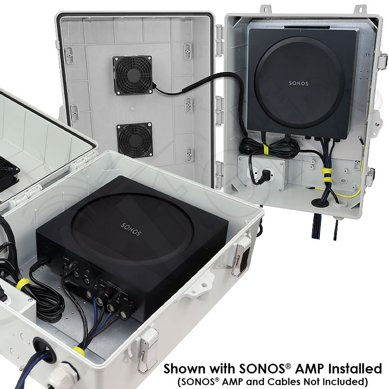 Altelix Weatherproof Enclosure for SONOS® AMP with 120 VAC Outlets